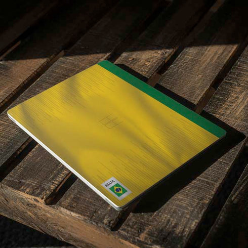 Brazil Soccer Flag Surface Laptop 2 Skin